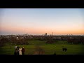 London Skyline from Primrose Hill at Sunset