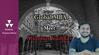 Doshisha Business School: Global MBA Alumni experience meet Vaibhav Khatri from India