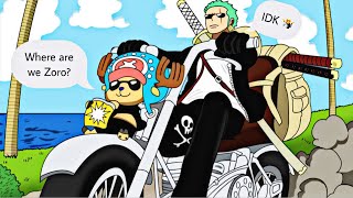 When Zoro and Chopper get lost?! | One Piece Skit