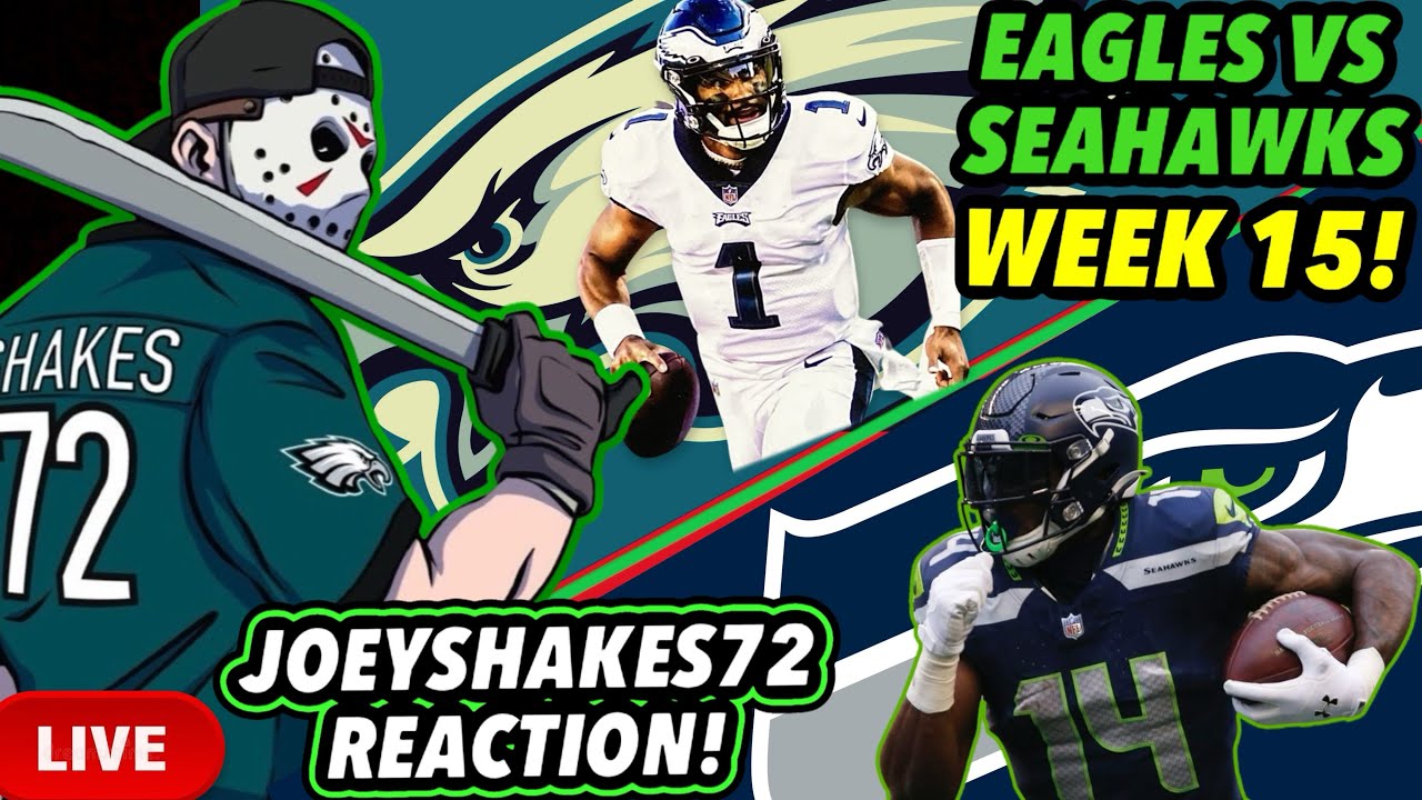 EAGLES VS SEAHAWKS LIVE REACTION! WEEK 15 ON MNF! PLAY BY PLAY STREAM ...