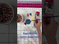 🎈 Fondant BIRTHDAY Topper Tutorial: How to Make an Easy Happy Birthday Cake Cupcake Plaque #shorts