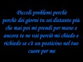 sigla completa piccoli problemi di cuore testo