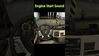 Truck's engine start sound in #ETS2 #shorts