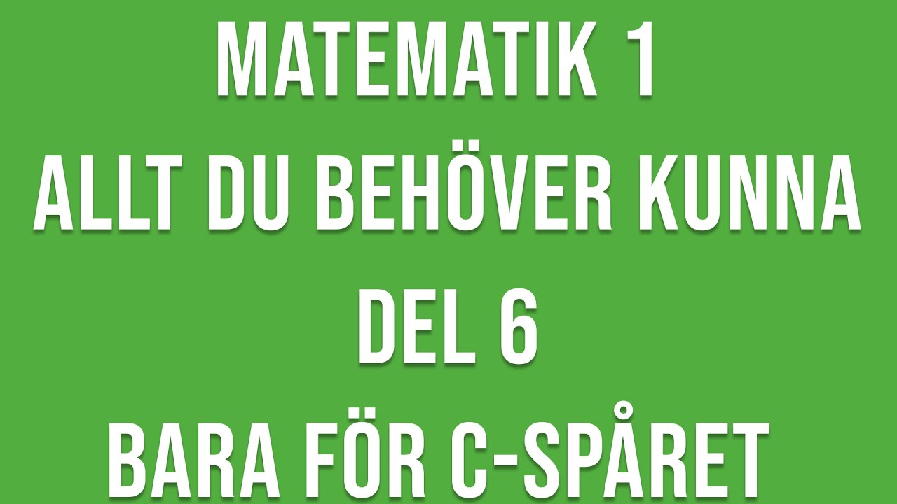 Matematik 1 (1c, 1b) - Geometri Del 2 Av 3 - YouTube