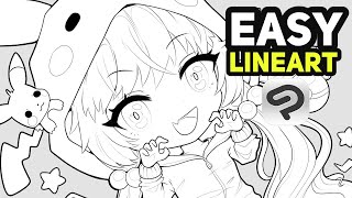 6 Tools in Clip Studio Paint to Make CLEAN & EASY Lineart