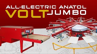 All-Electric Anatol VOLT Jumbo Screen Printing Press and More!