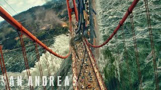 San Andreas (2015) | Tsunami Scene | Action Scene | Dwayne Johnson | Movie King