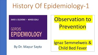 History Of Epidemiology - 1