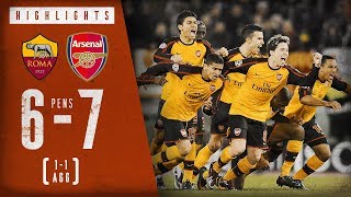 6-7 on penalties! | Roma 1-1 Arsenal (on aggregate) | Arsenal Classics | March 11, 2009