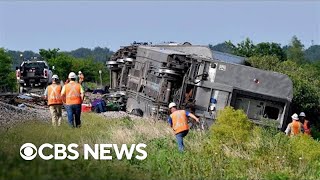 Transportation safety official gives update on Amtrak derailment | full video