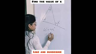 Find the missing angle
