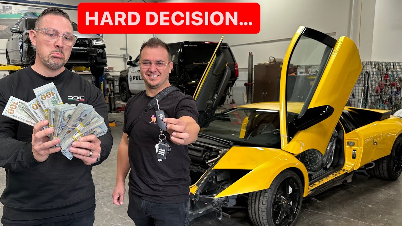 Selling My Crashed Rare Lamborghini For 1 000 000 Youtube