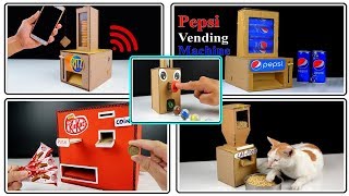 Top 7 Cardboard Vending Machine easy you can Diy - Cardboard Crafts Compilation