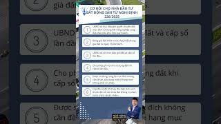 Cơ Hội Cho Nhà Đầu Tư Bất Động Sản Từ Nghị định 226/2025