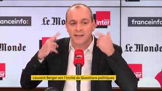 Laurent Berger et la retraite des enseignants - Questions Politiques 24/11/2019 (sans sous-titres)