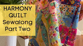 How to Sew a Patchwork Quilt - Harmony Quilt Sew-a-long - Advanced Beginner Project