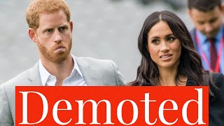 Prince Harry & Meghan Markle DEMOTED on Royal Website, Royals Strip Couple Individual Pages