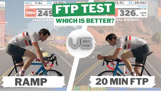 Ramp vs 20 minute Functional Threshold Power (FTP) test
