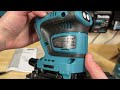 makita lxt cordless 1 4 sheet finishing sander unboxing