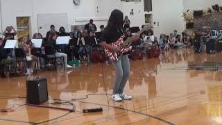 Bonnette JHS Talent show - performance INSPIRED by "Dee" from RR & "Eruption" by EVH