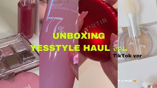 unboxing YESSTYLE ᯓᡣ𐭩 haul ( TikTok ver ) 𝜗𝜚…