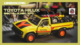 ［貓哥Vlog 201 ]BM Creations 1:64 Toyota 1980 Hilux N60, N70 unboxing | CC ENG \u0026 JPN \u0026 繁體中文 \u0026 THAI