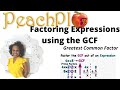 Factoring Expressions Using GCF