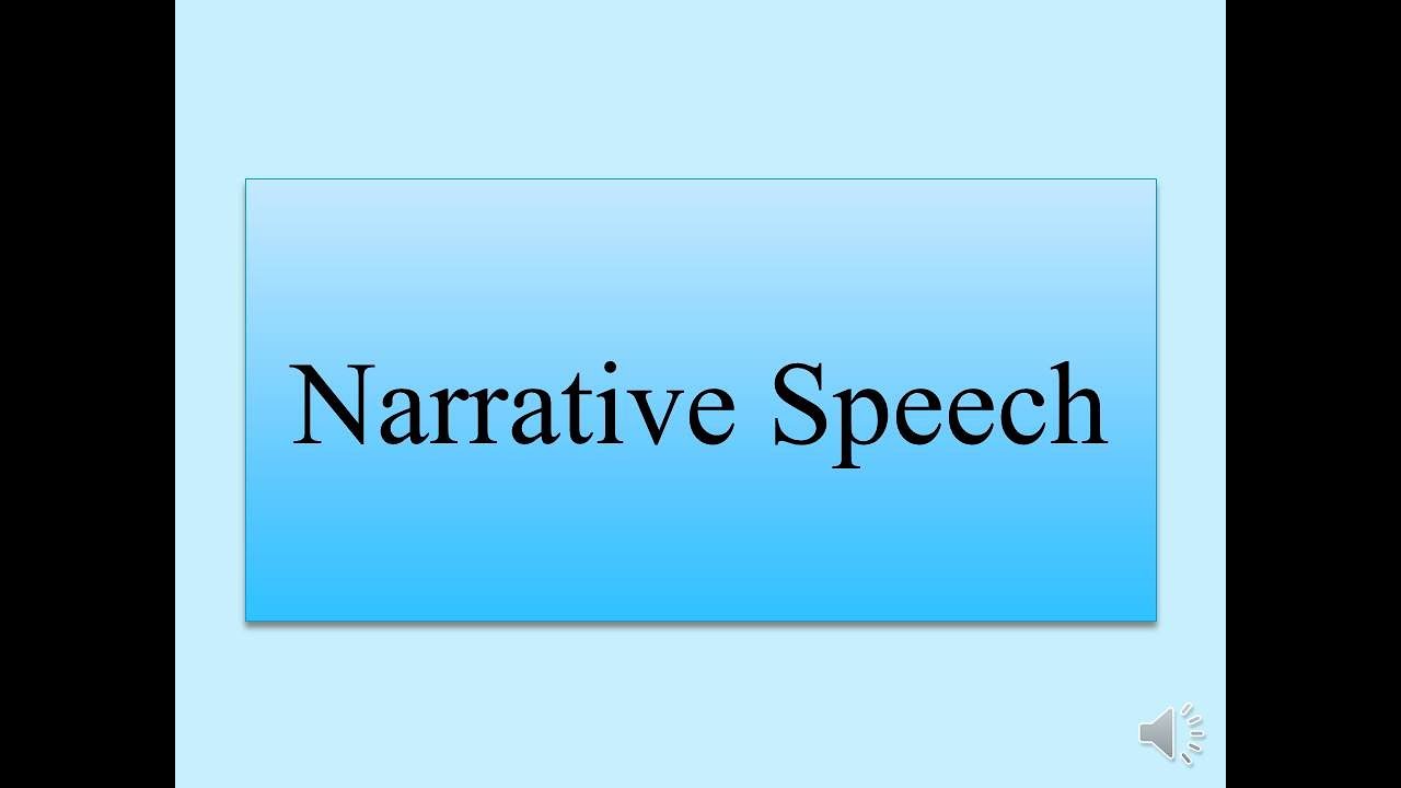 Narrative Speech Examples Format Sample Examples 52 Off
