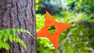 Origami Ninja Star - How To Make Paper Ninja Star (Shuriken)
