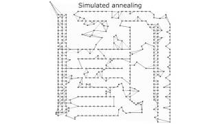 Visualization of metaheuristics for the travelling salesman problem
