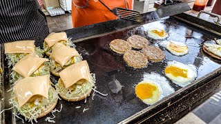 20년 전통의 '크고싸고맛있는햄버거' 최신근황│Big, Cheap, Yummy Cheese Burger│Korean Street Food