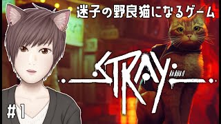 【Stray】迷子の野良猫ちゃんになってサイバーシティへ【初見】