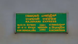 8 Hours late run of high speed Rajdhani express 22691 KSR bangalore to hazrat nizamuddin rajdhani