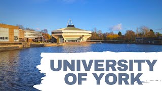 🇬🇧 HD Walking Tour through the UNIVERSITY OF YORK CAMPUS (England, UK)