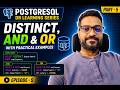 PostgreSQL Database Series Episode 5 | DISTINCT, AND & OR with Practical Examples