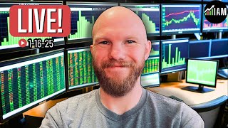 🔴Day Trading Live!- S\u0026P 500 / NASDAQ 1.16.2025