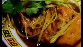 Steamed Dried Salted Grouper Fish with Ginger \u0026 sesame oil : Authentic Chinese home cooking