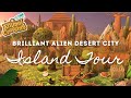 BRILLIANT ALIEN DESERT ISLAND TOUR | Animal Crossing New Horizons