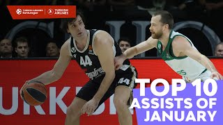 Top 10 Assists | January | 2022-23 Turkish Airlines EuroLeague