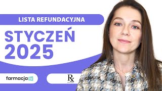 Nowa lista refundacyjna styczeń 2025