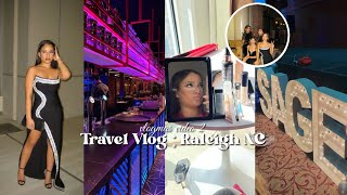 Travel Vlog: Raleigh, NC ( event trip ) Vlogmas 4 ! Gala, After Party, Dinner, Lounge \u0026 more