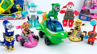 ASMR Unboxing New Paw Patrol Toys | Paw Patrol Robo Pups \u0026 Racing Cars - The Ultimate Set