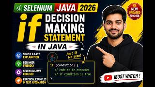 178. if decision making statement in Java (Selenium Java 2026)