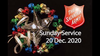 2020年12月20日 聖別会（日曜礼拝 Sunday Service) The Salvation Army Osaka Japan クリスマスサンデー