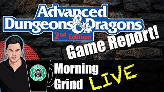 Intro to Advanced Dungeons and Dragons (AD\u0026D) RPG Game Report | Morning Grind # 505 (23 Feb 2025)