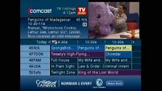 Browsing the TV guide in August 2009