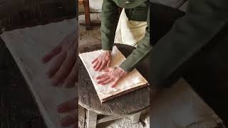 Making paper the medieval way