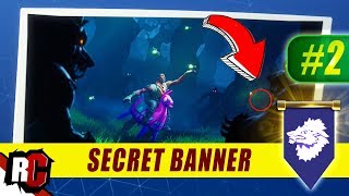 Secret Banner Location WEEK 2 Fortnite | Season 6 Hunting Party (Secret Battle Stars/Banners)