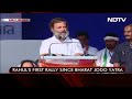 watch man interrupts speech in gujarat then rahul gandhi does this...