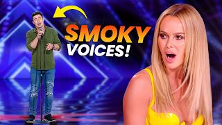 Raspy, DEEP Male Voices Leave Judges SPEECHLESS on Got Talent!